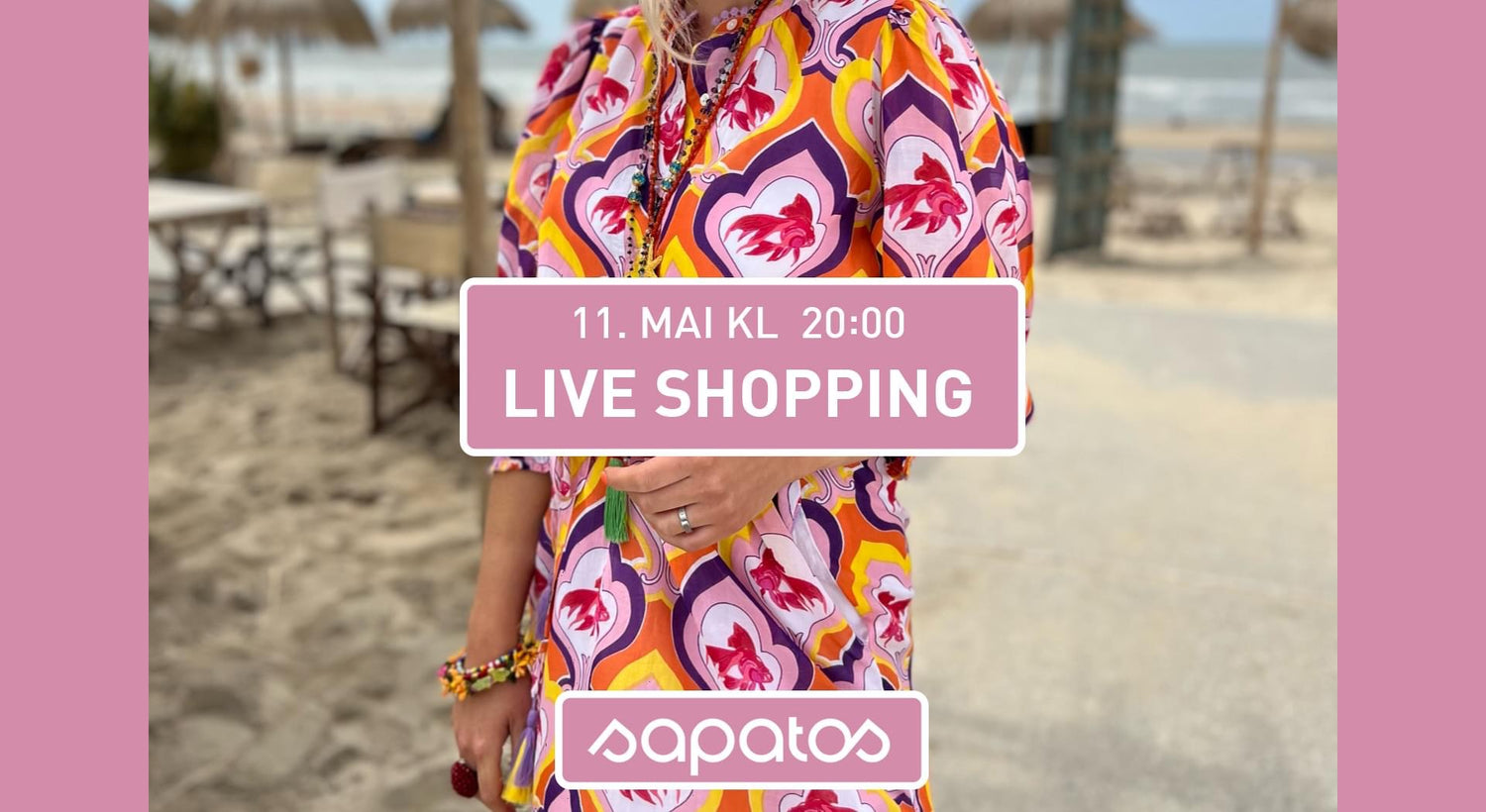 Live shopping on 11 May