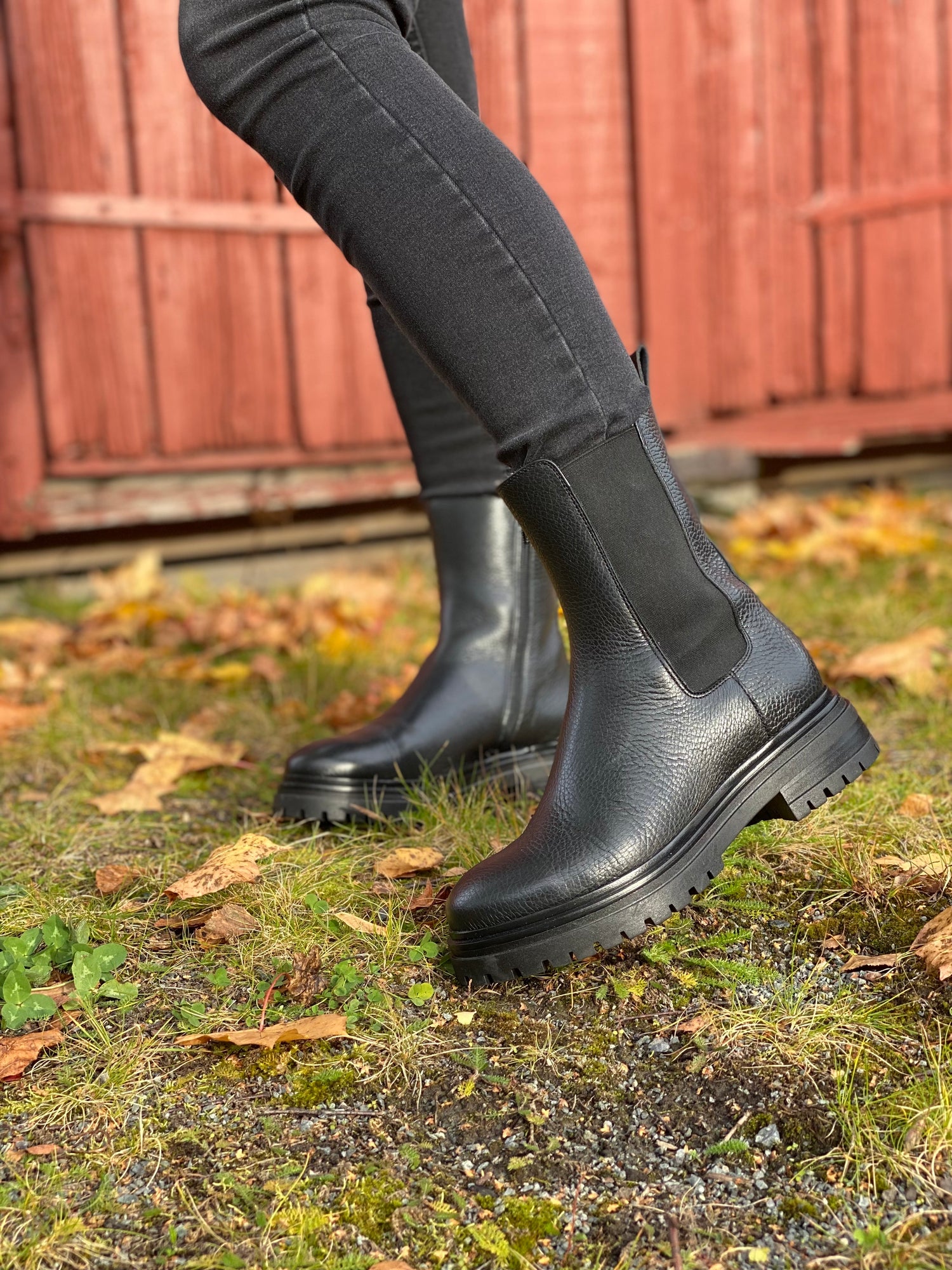 Boots with fur