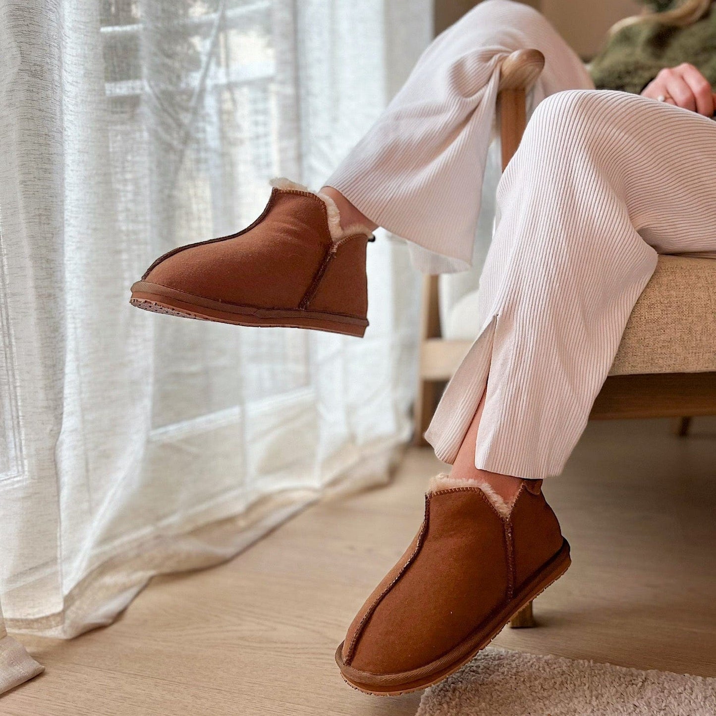 Dovre slipper | Cognac