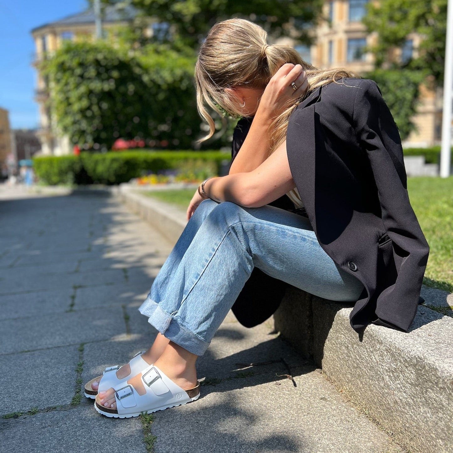 Andrea sandal | Hvit