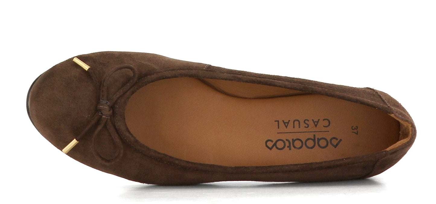 Sapatos Ballerina Elle 2 ballerina | Brun