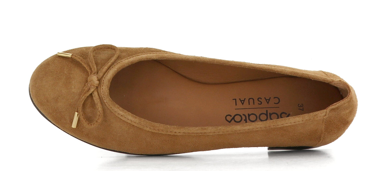 Sapatos Ballerina Elle 2 ballerina | Cognac
