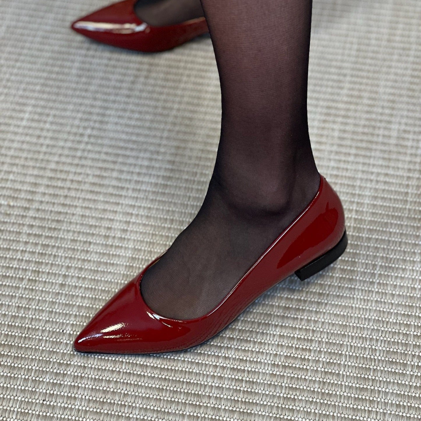 Sapatos Ballerina Kaisa ballerina | Rød lakk