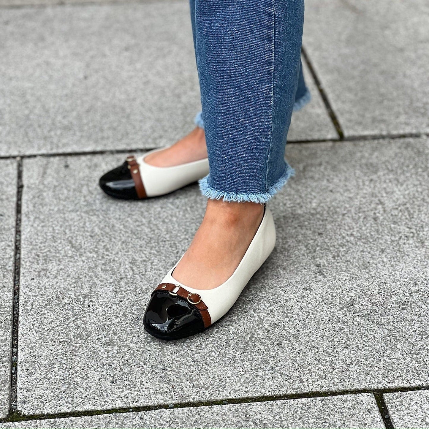 Sapatos Ballerina Michele ballerina | Offwhite