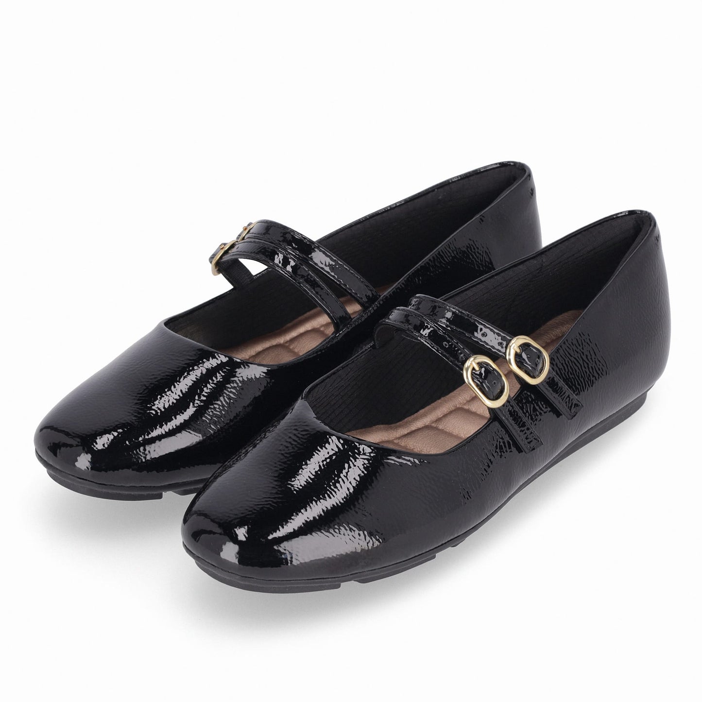 Sapatos Ballerina Michelle ballerina | Sort lakk