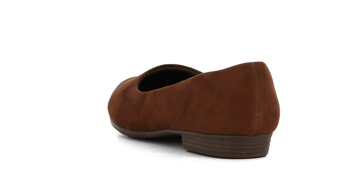 Sapatos Ballerina Raquel flat sko | Brun