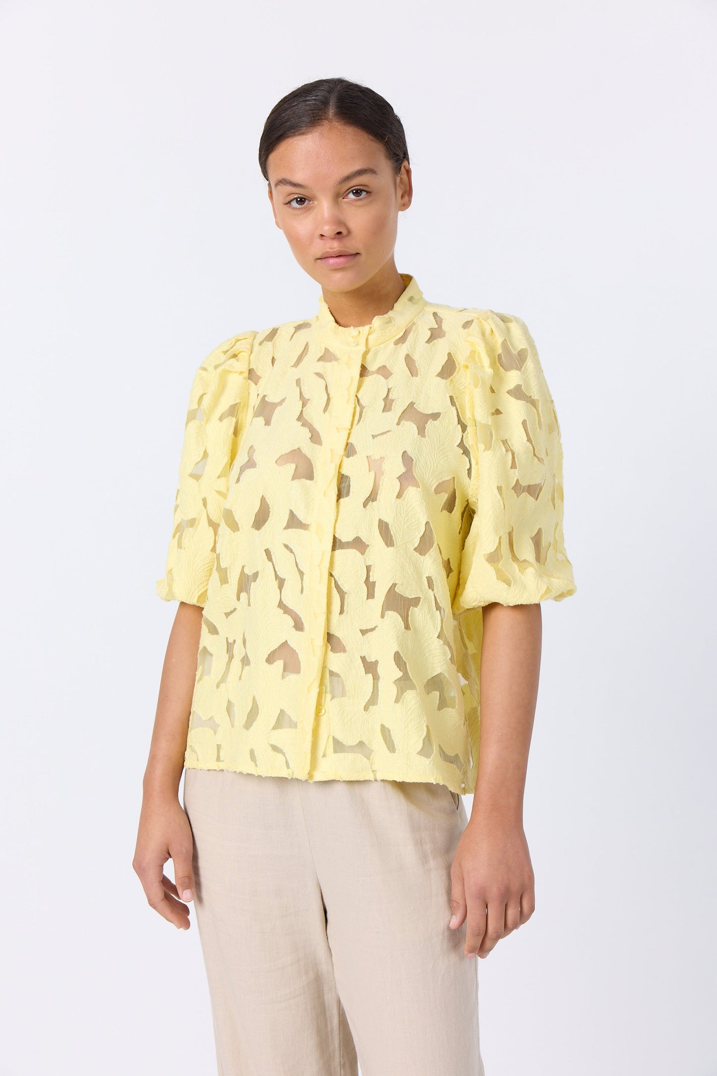 Sapatos Bluser Aster 2 Shirt, Gul