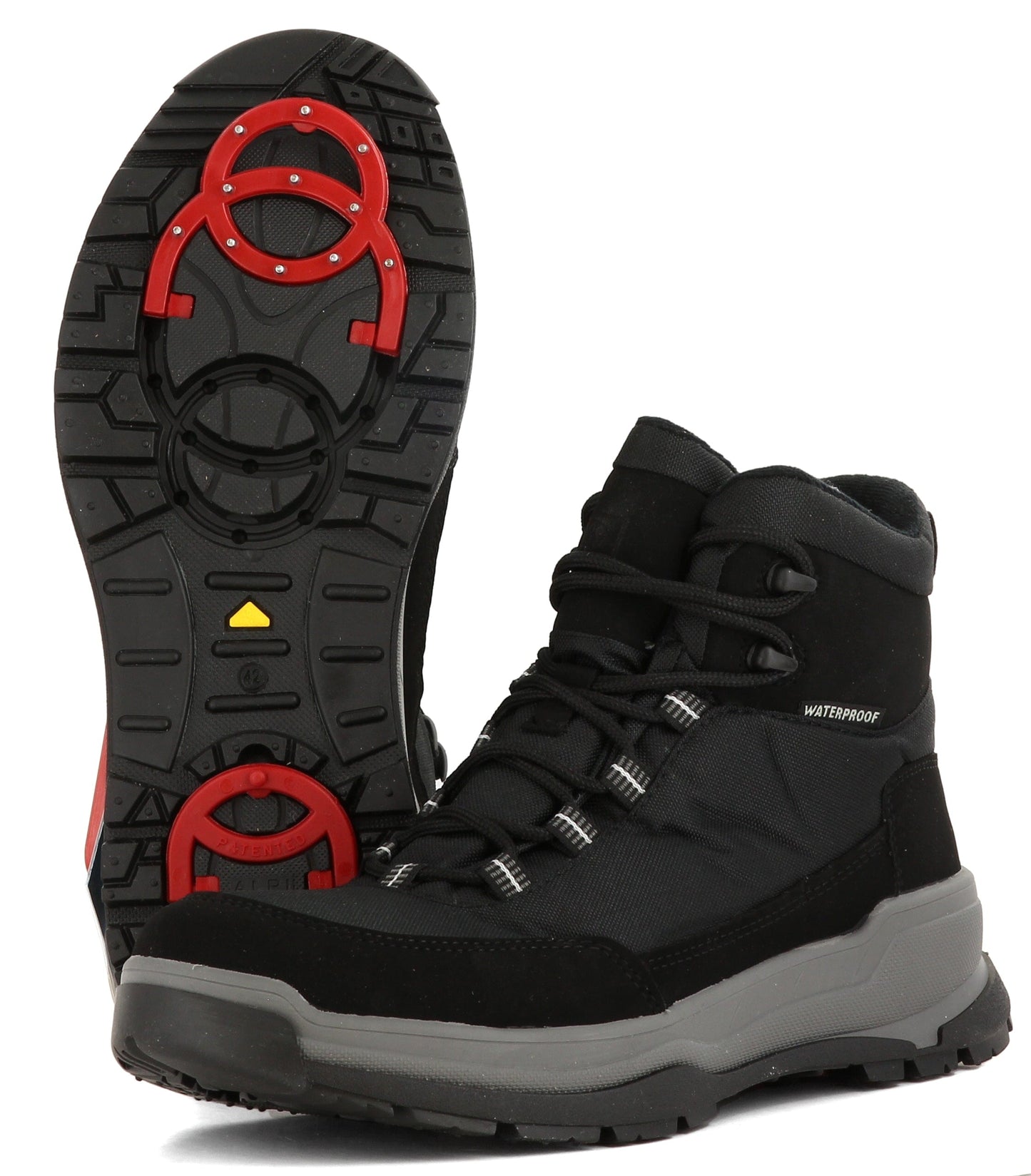 Sapatos Boots Colma boots med piggsystem | Sort