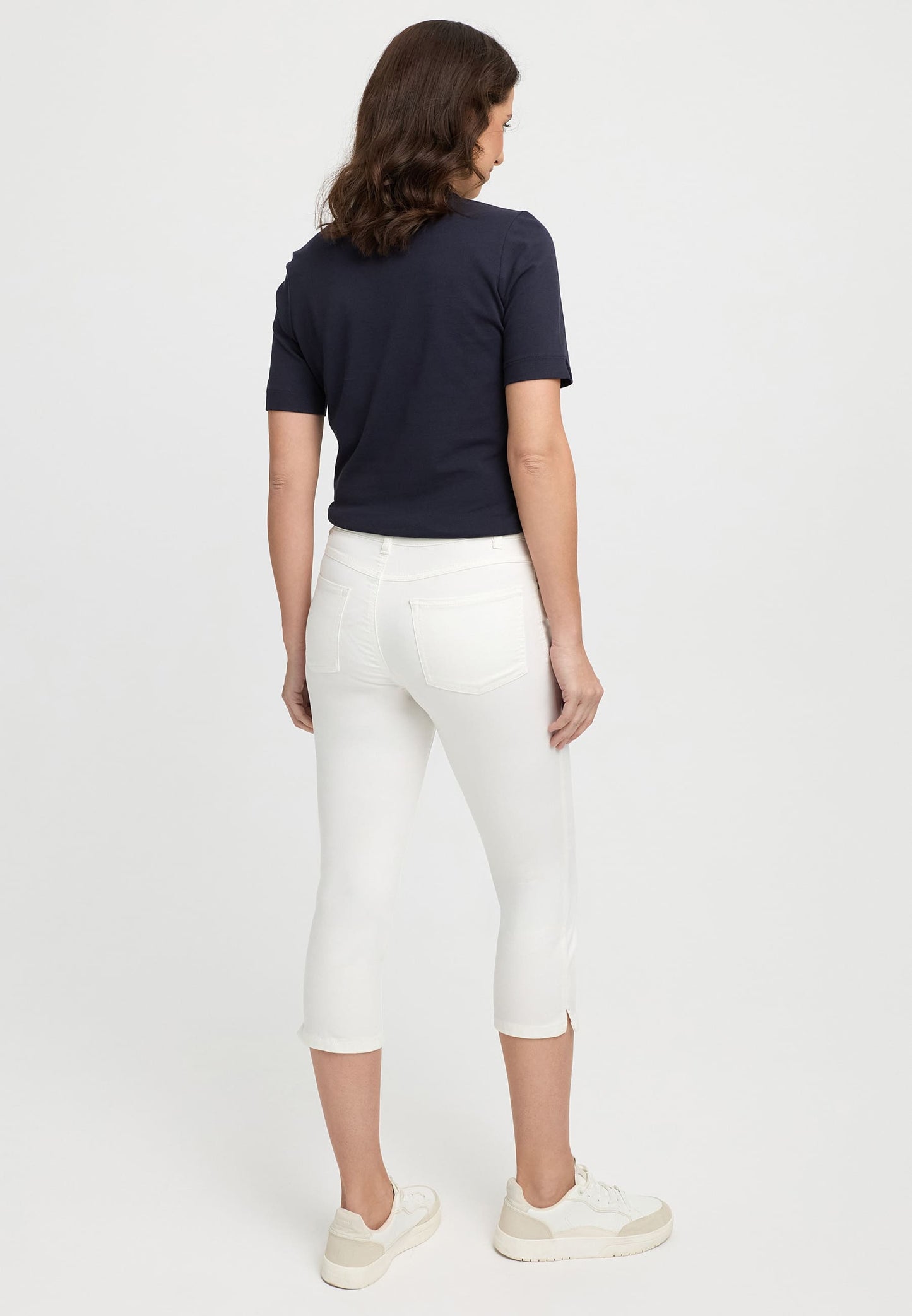 Sapatos Bukser Capri jeans | White