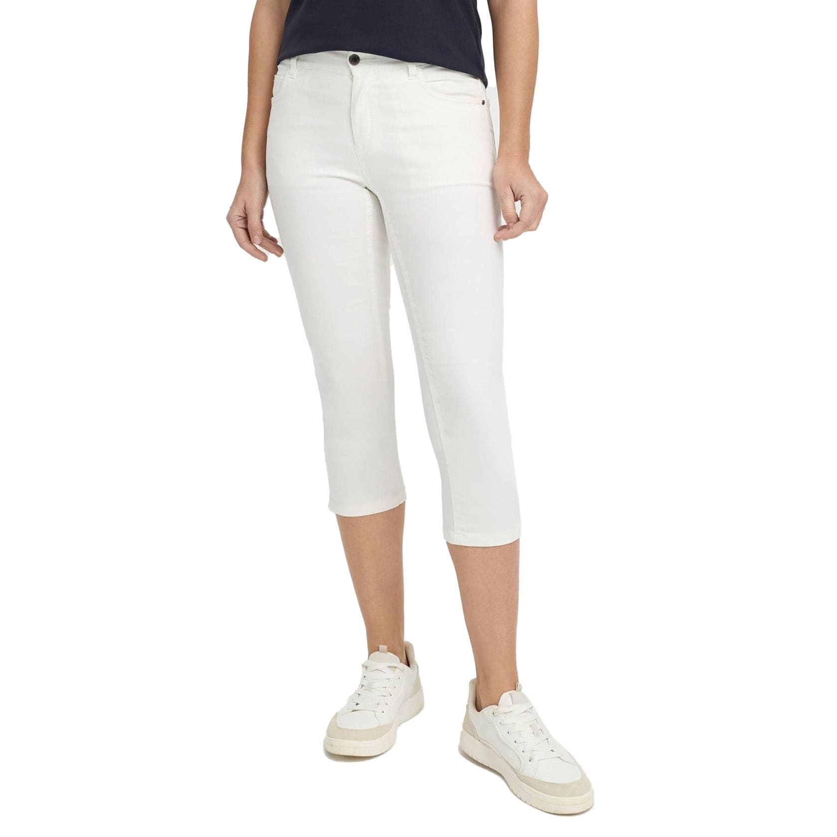 Sapatos Bukser Capri jeans | White