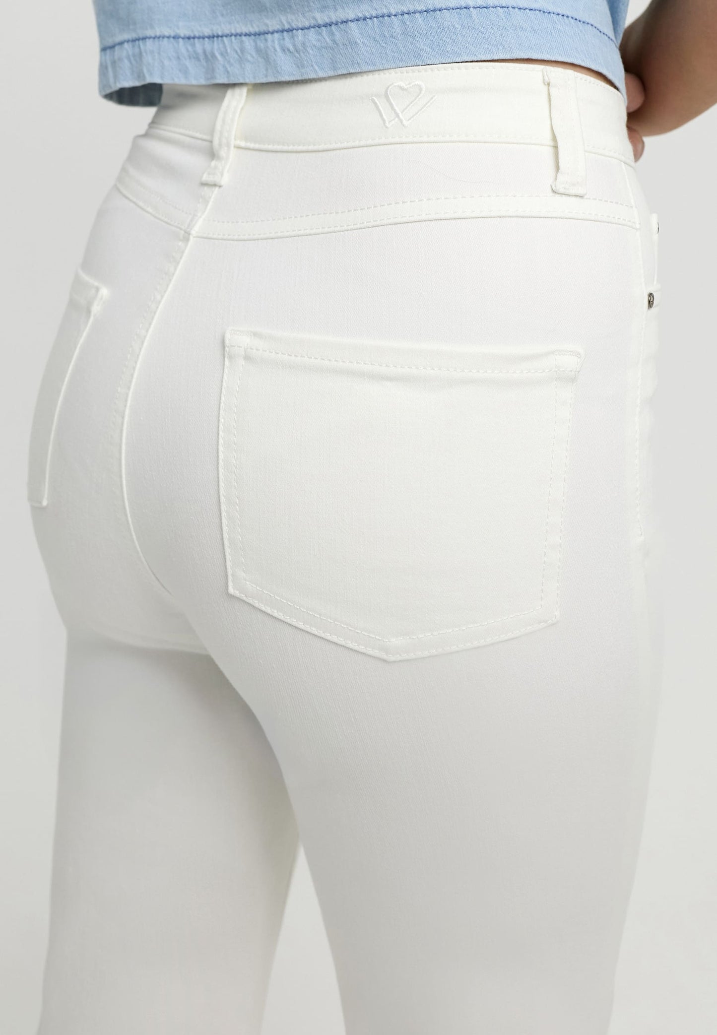 Sapatos Bukser Flared jeans | White
