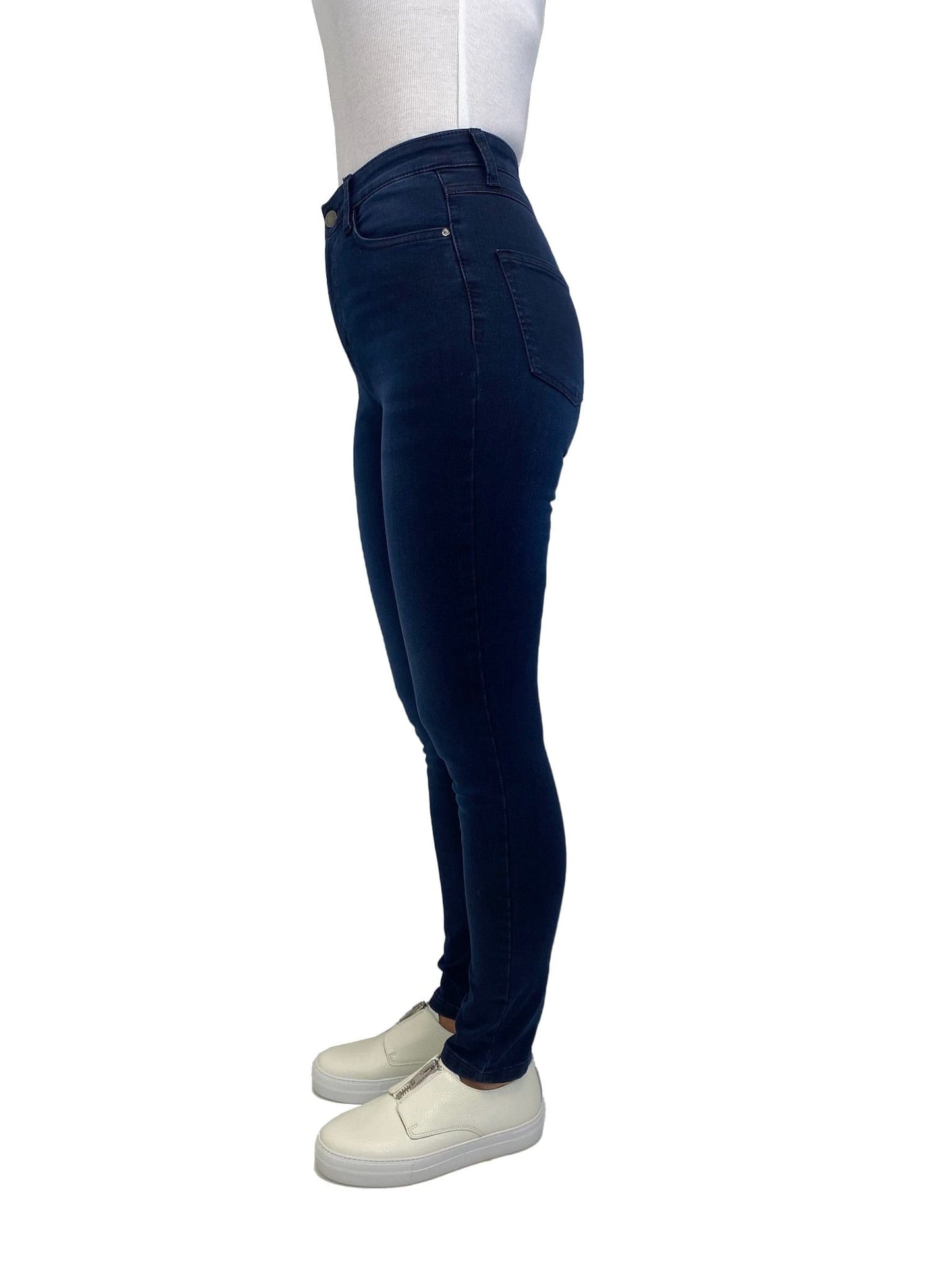 Sapatos Bukser High Waist jeans Short, Blå