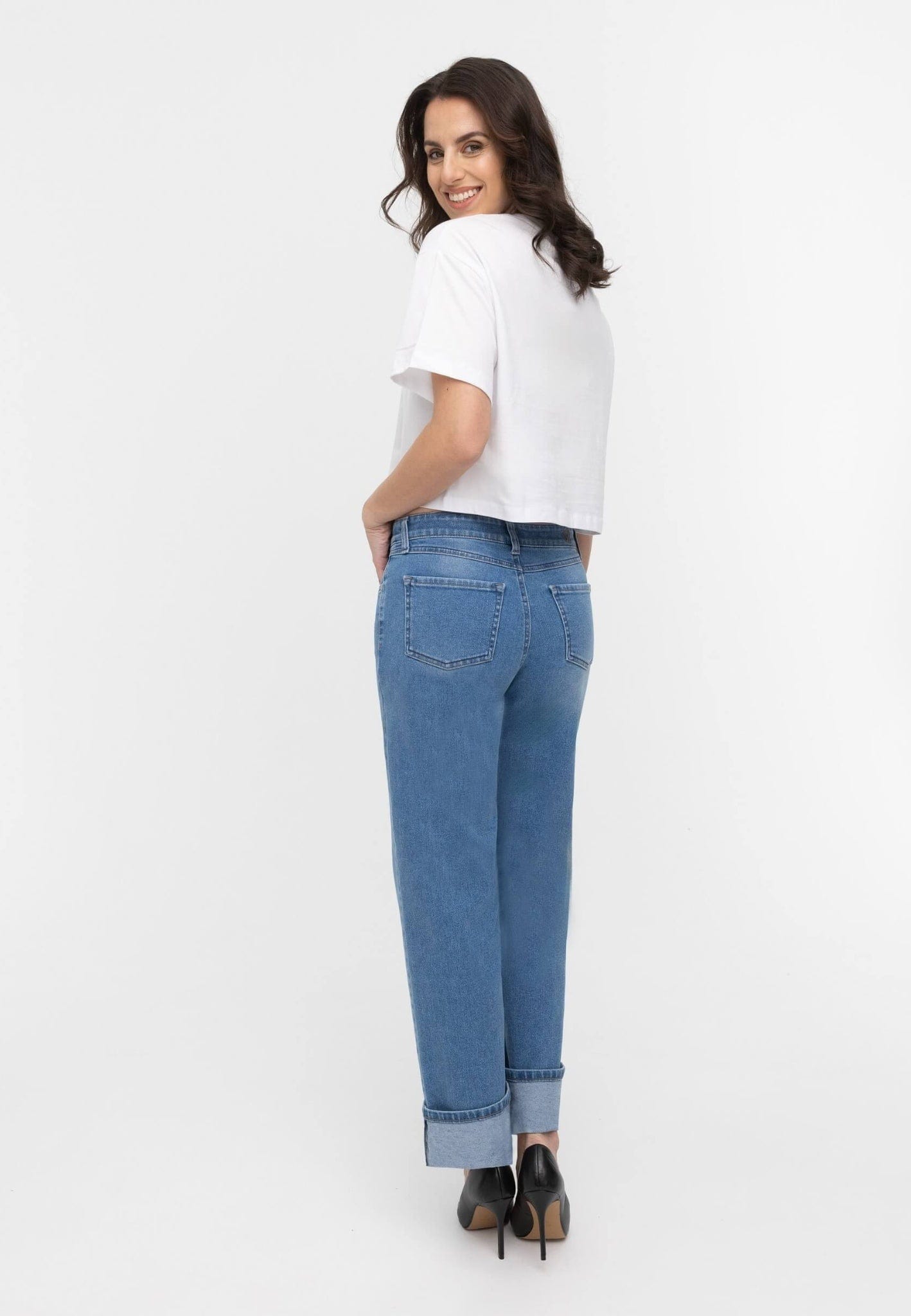 Sapatos Bukser Loose fit | Blue Mid wash