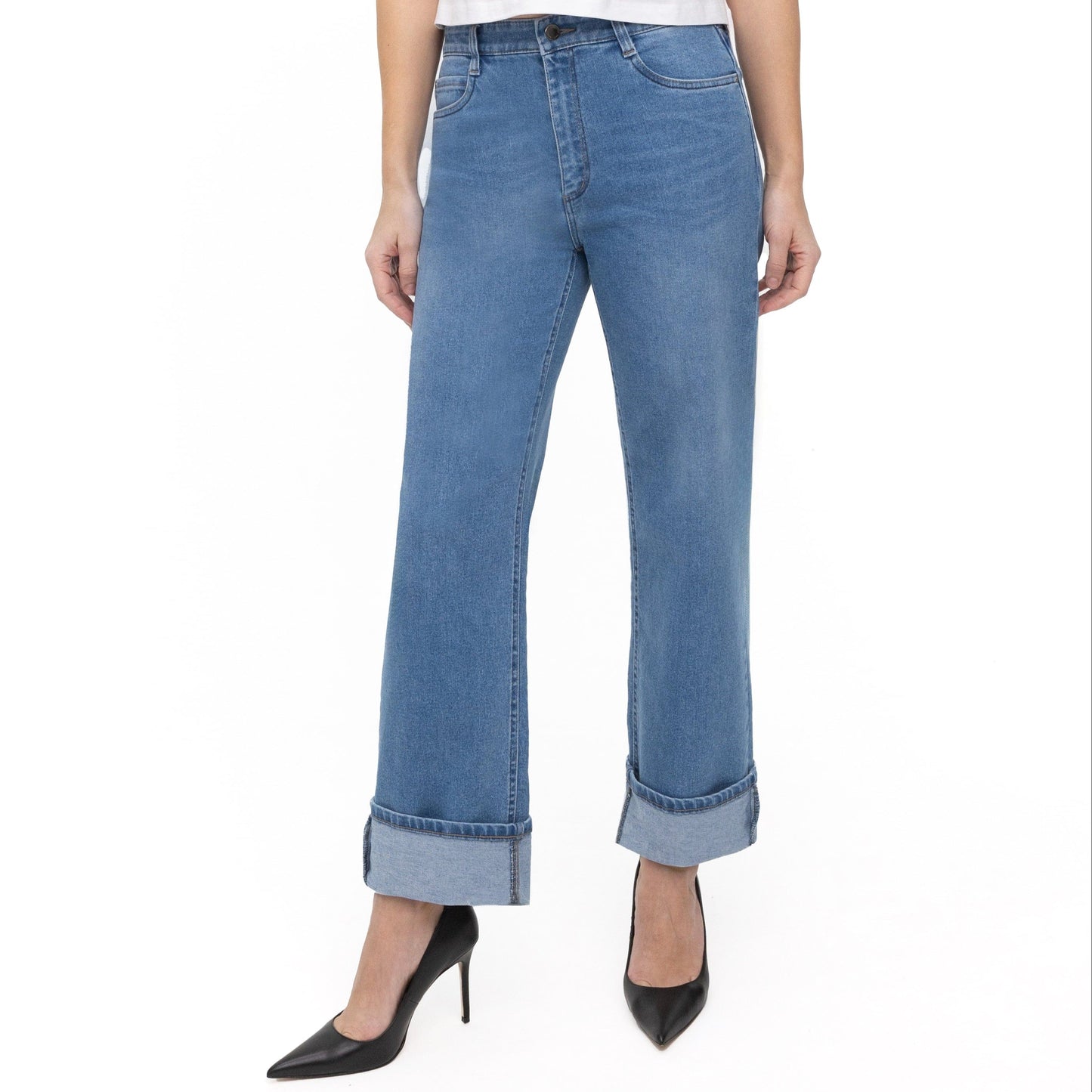 Sapatos Bukser Loose fit | Blue Mid wash