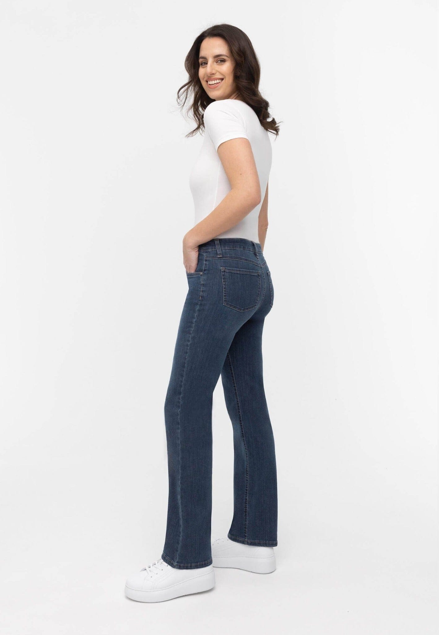 Sapatos Bukser Relaxed straight jeans | Blue stone