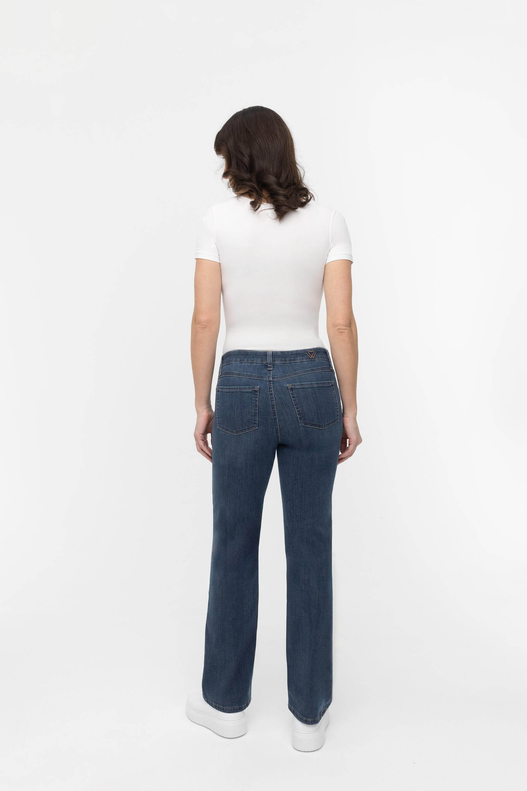Sapatos Bukser Relaxed straight jeans | Blue stone