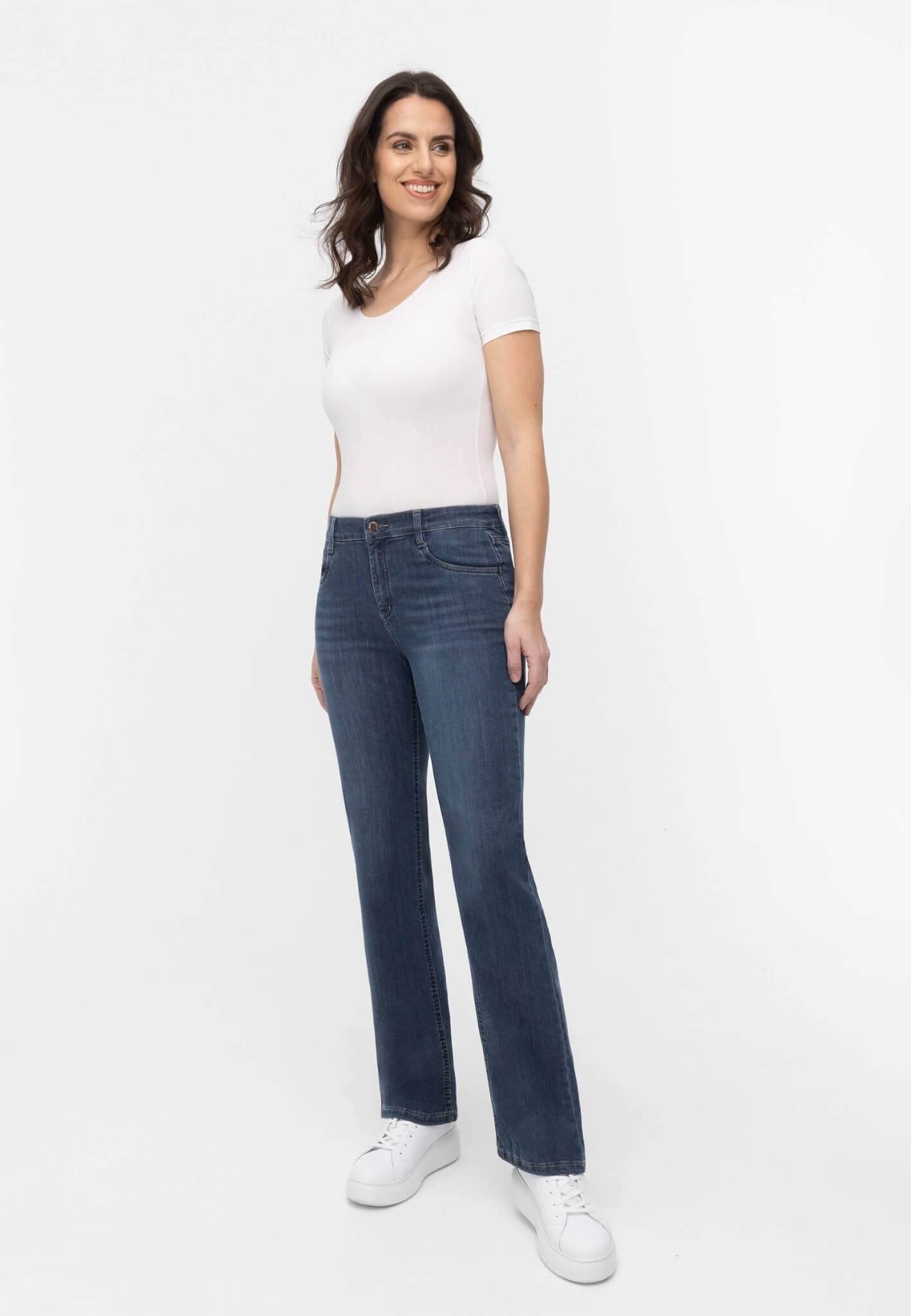 Sapatos Bukser Relaxed straight jeans | Blue stone