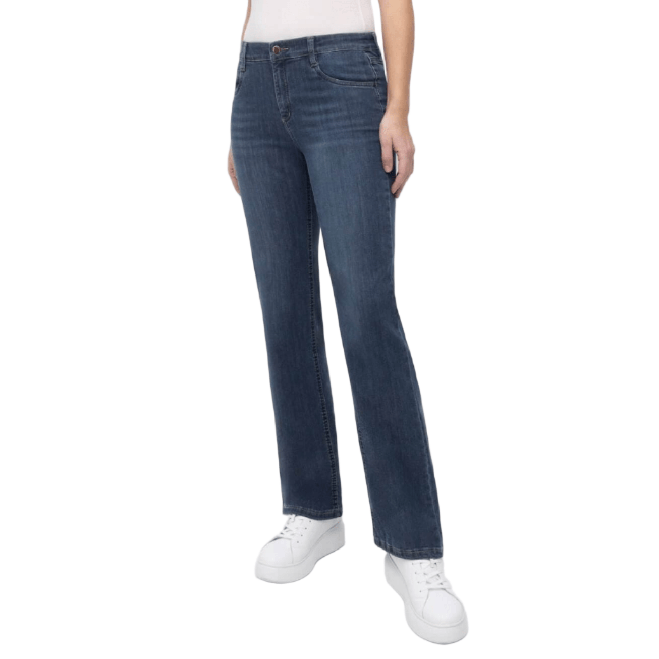 Sapatos Bukser Relaxed straight jeans | Blue stone