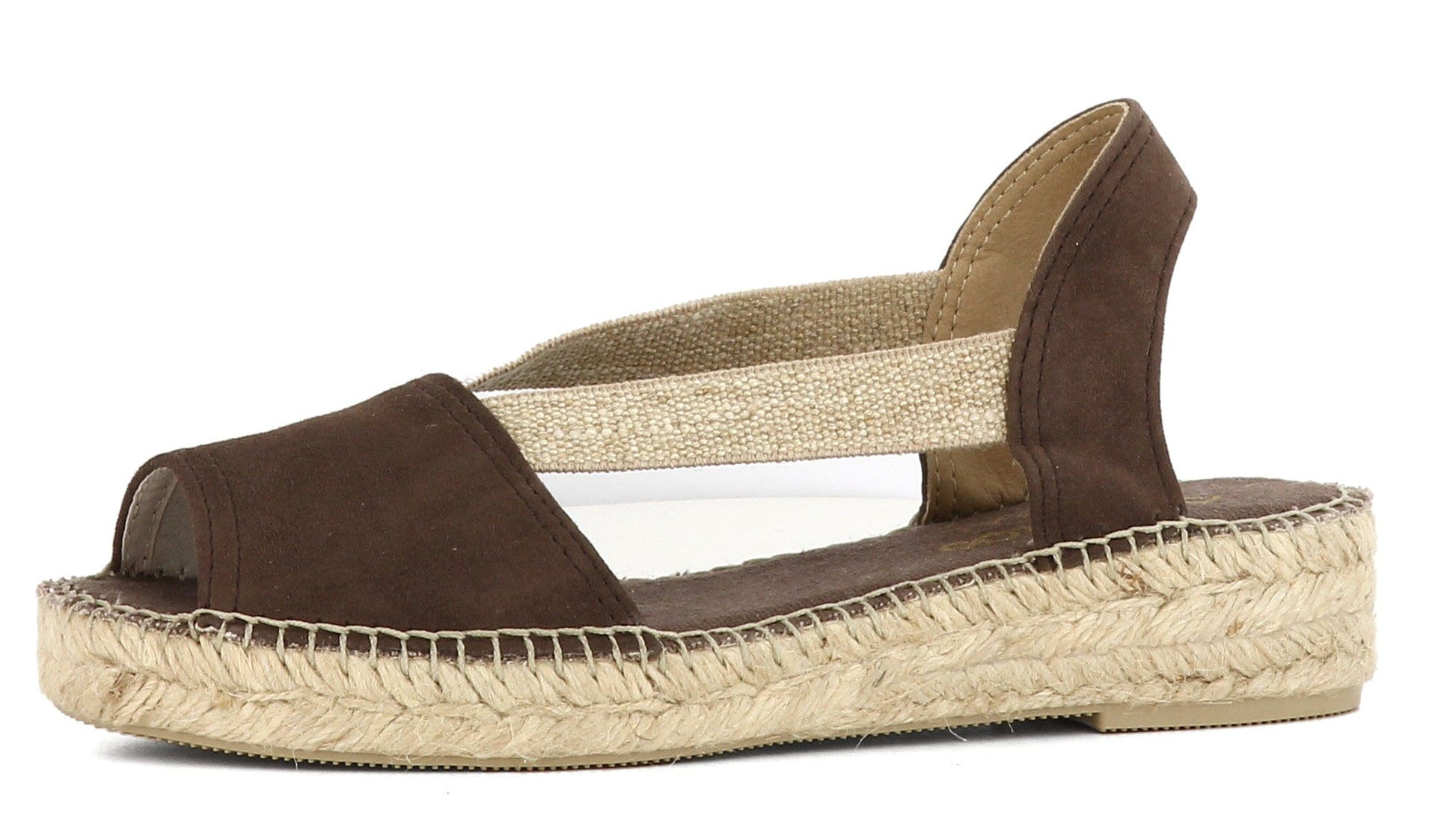 Sapatos Espadrillos Demi espadrillos Brun