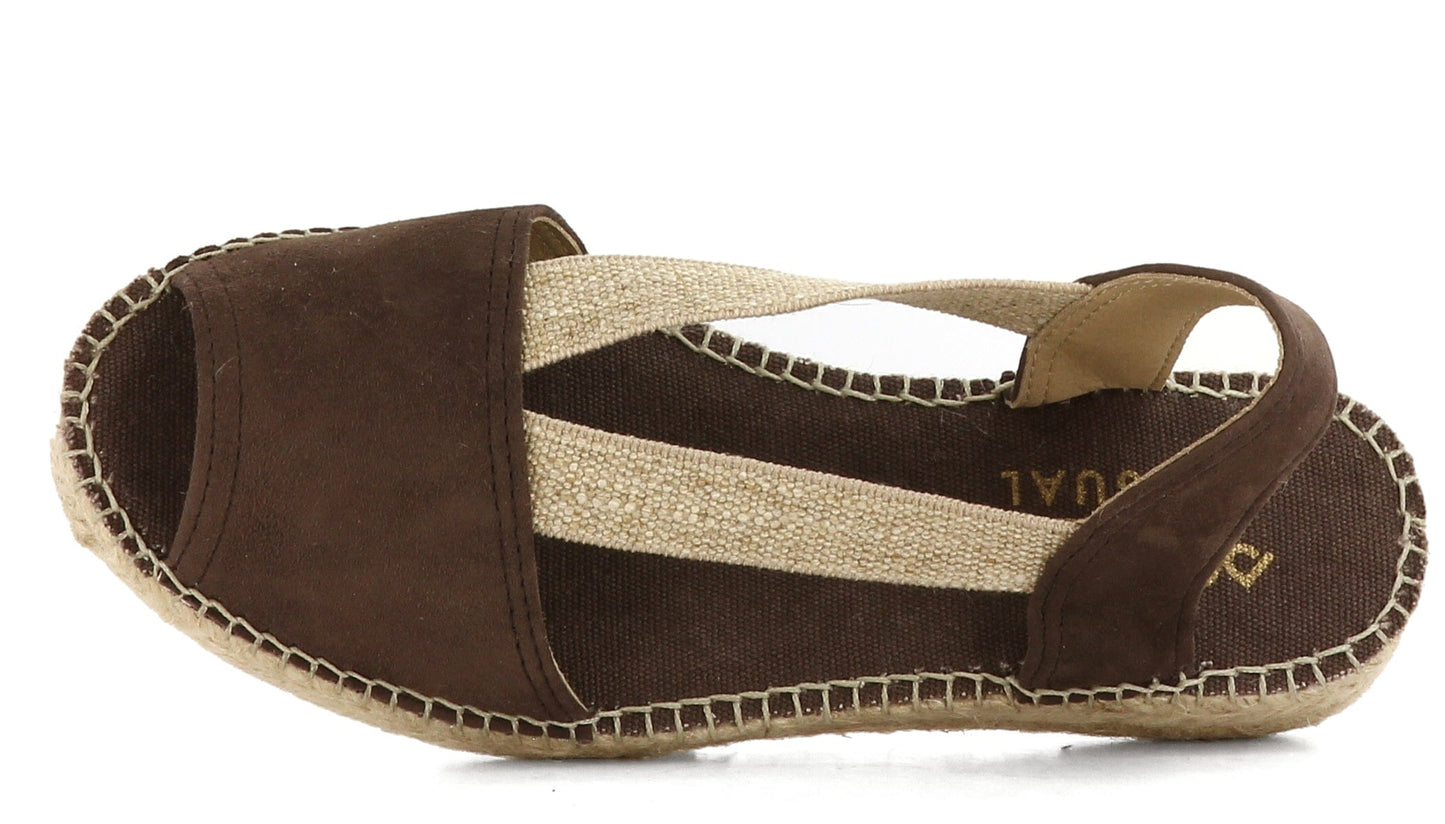 Sapatos Espadrillos Demi espadrillos Brun