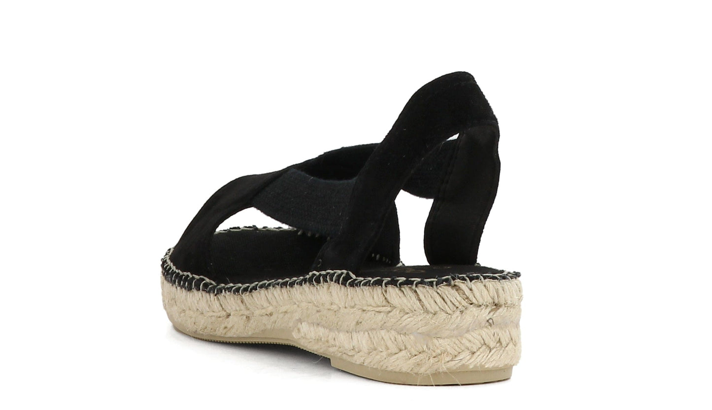 Sapatos Espadrillos Demi espadrillos Sort