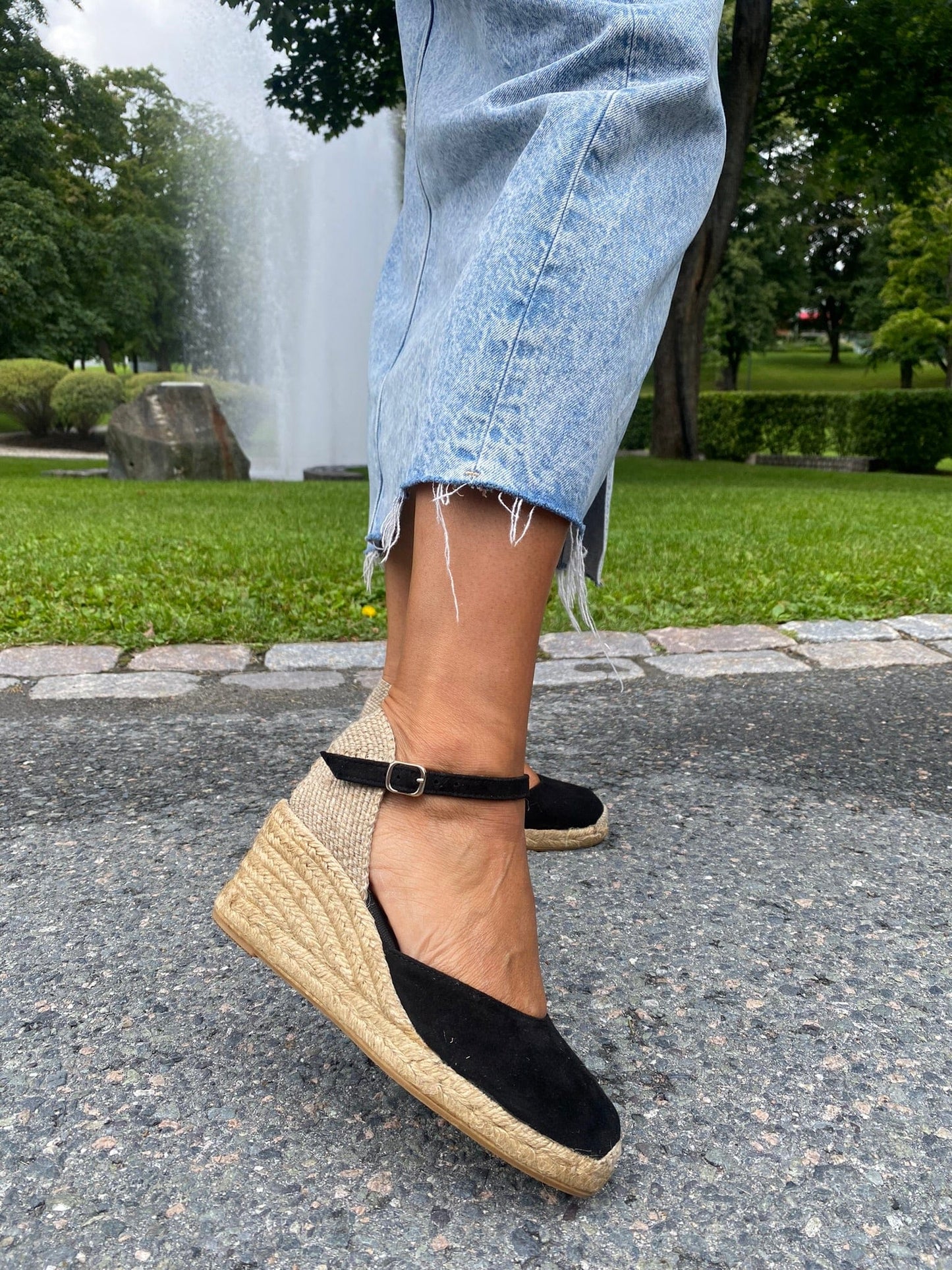 Sapatos Espadrillos Lucia espadrillos Sort