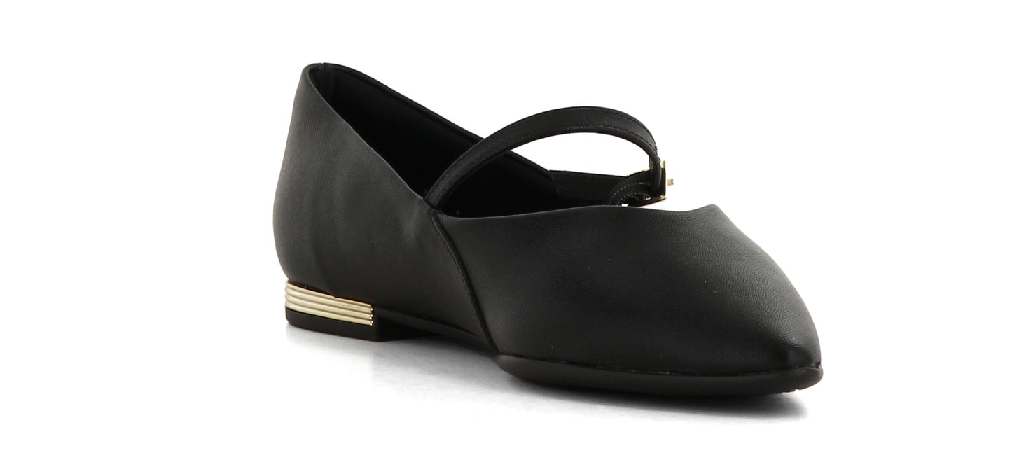 Sapatos Flate sko Ana flat sko, Sort