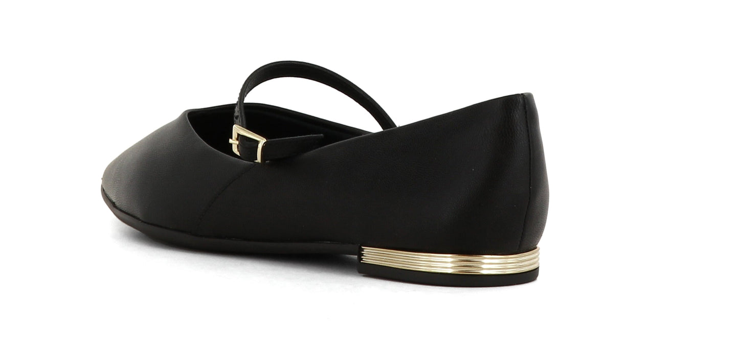 Sapatos Flate sko Ana flat sko, Sort