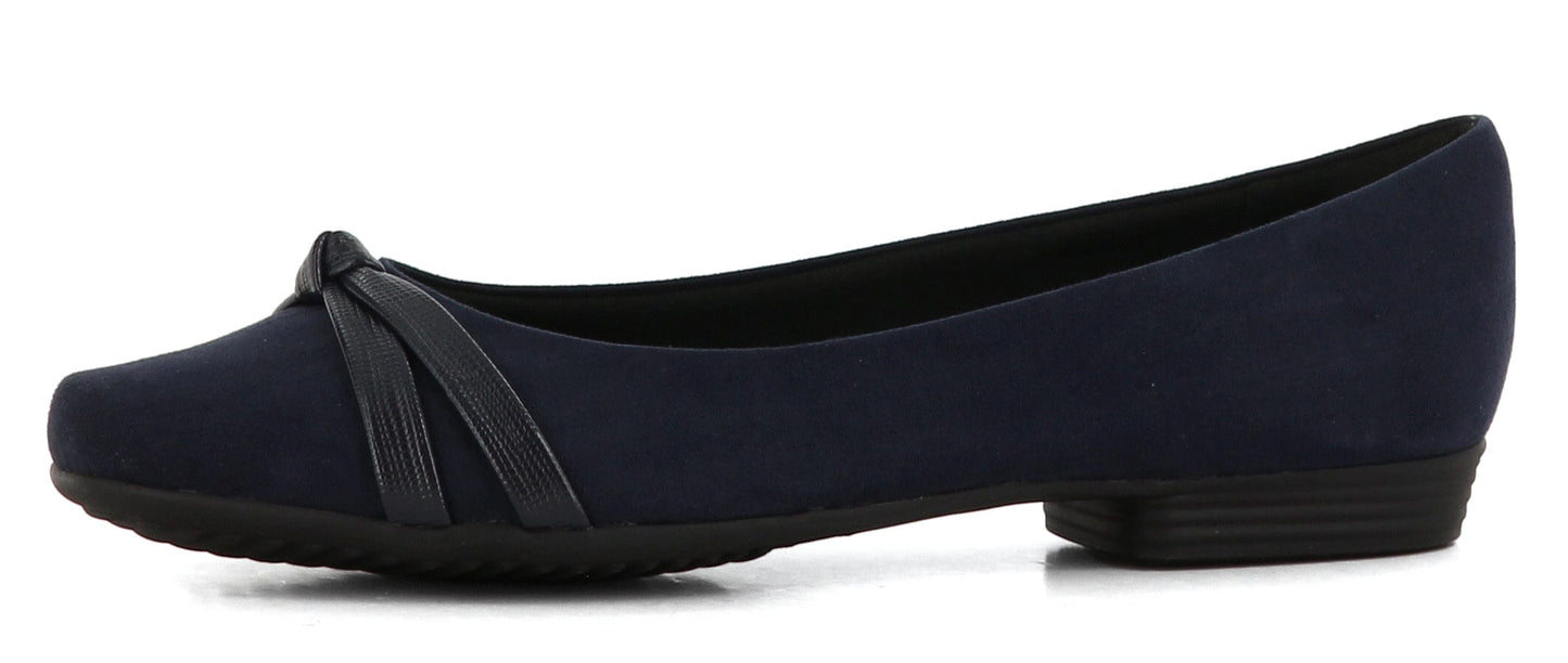 Sapatos Flate sko Raquel flat sko, Navy