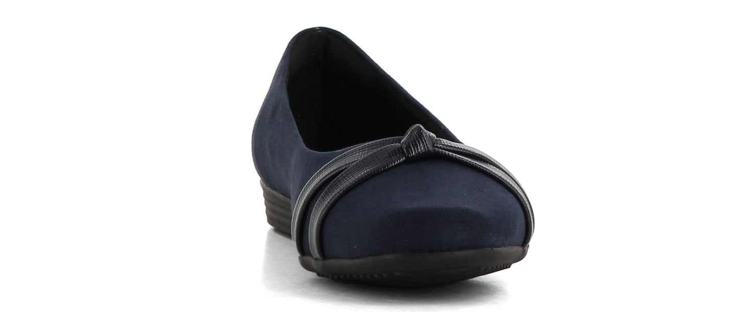 Sapatos Flate sko Raquel flat sko, Navy