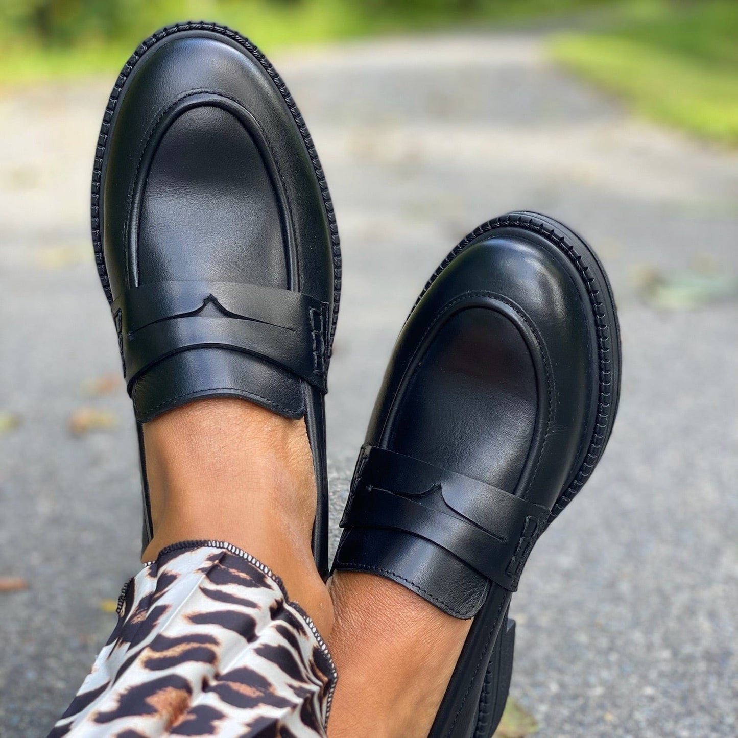 Sapatos Mokkasiner Alfa mokkasin | Sort