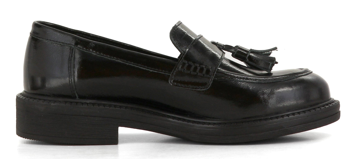 Sapatos Mokkasiner Anna mokkasin | Sort lakk