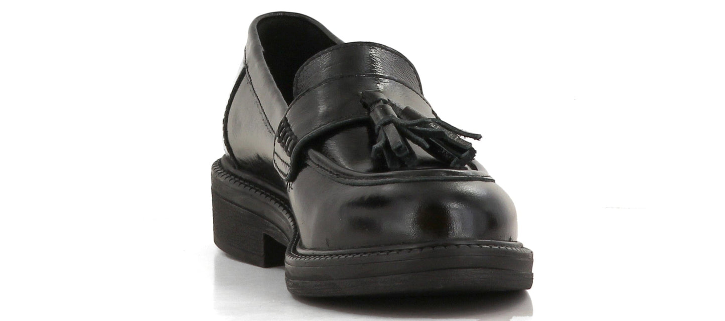 Sapatos Mokkasiner Anna mokkasin | Sort lakk