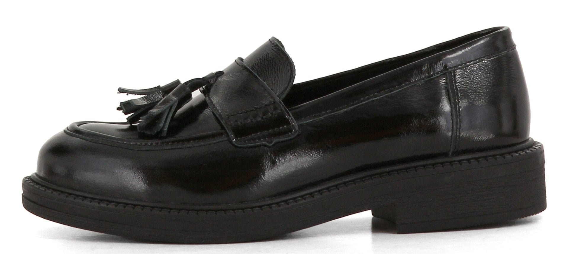Sapatos Mokkasiner Anna mokkasin | Sort lakk