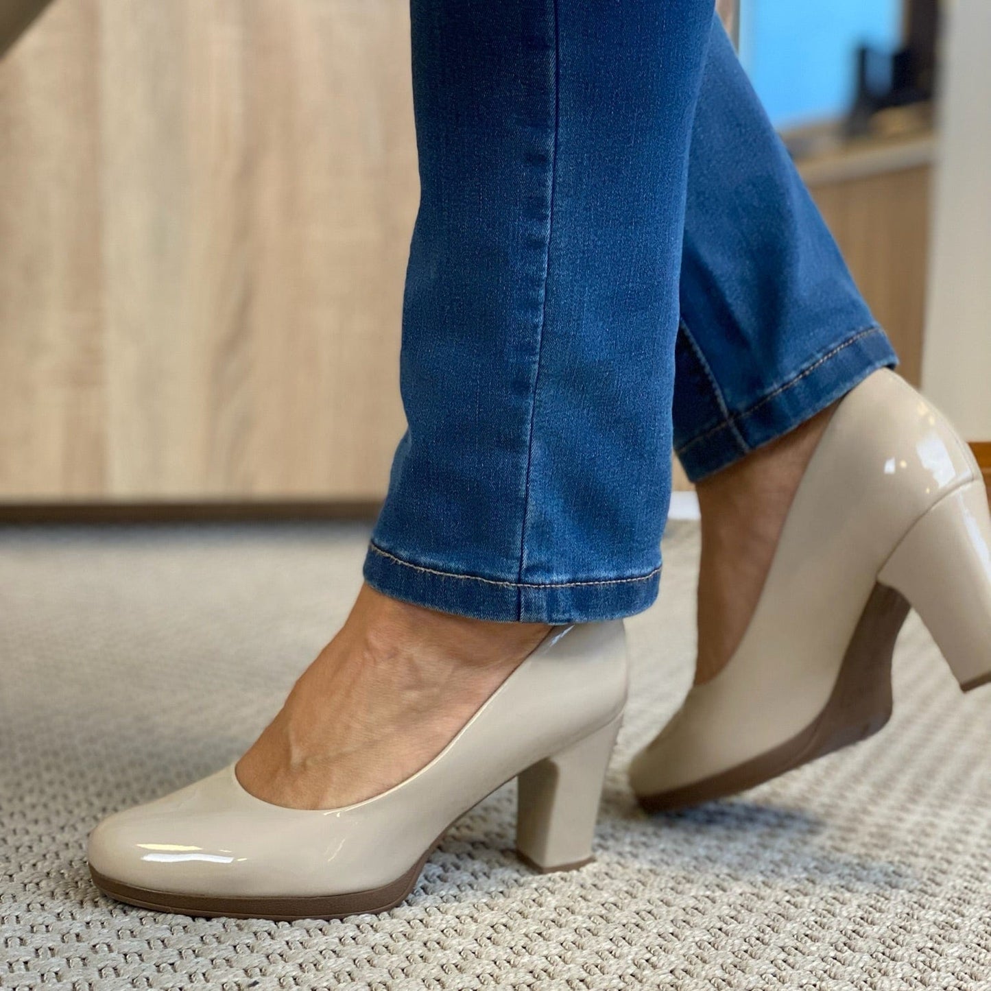 Sapatos Pumps Deise pumps | Beige lakk