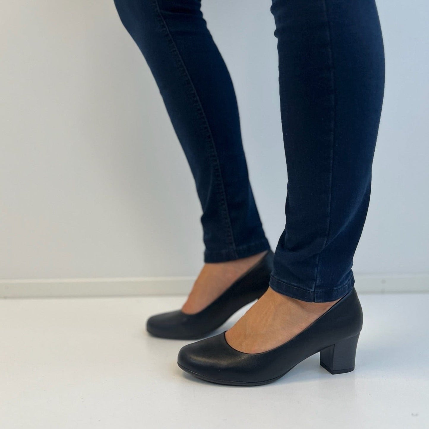 Sapatos Pumps Klassisk pumps, lav hæl Sort