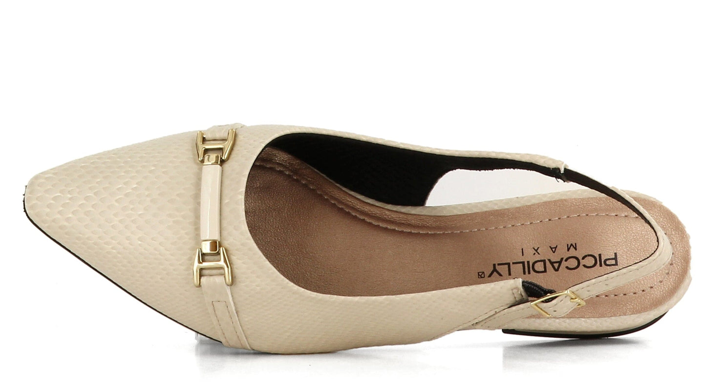 Sapatos Pumps Silvia slingback | Offwhite