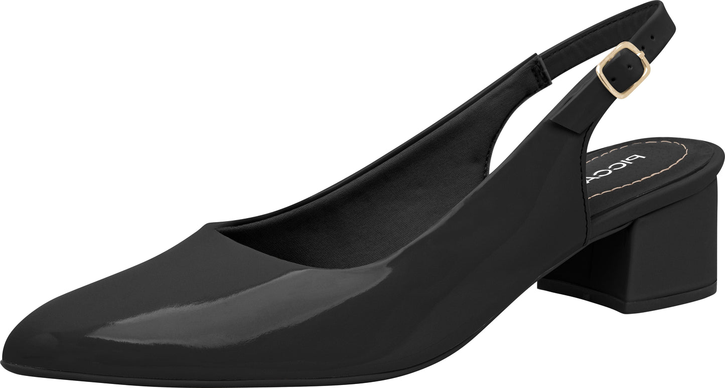 Sapatos Pumps Taya slingback | Sort lakk