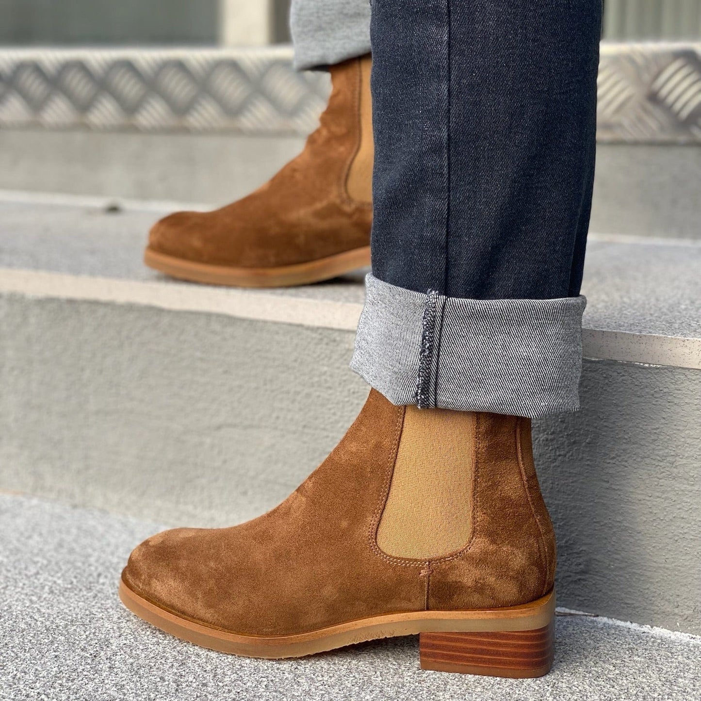 Sapatos Skoletter Annie Chelseaboots | Cognac