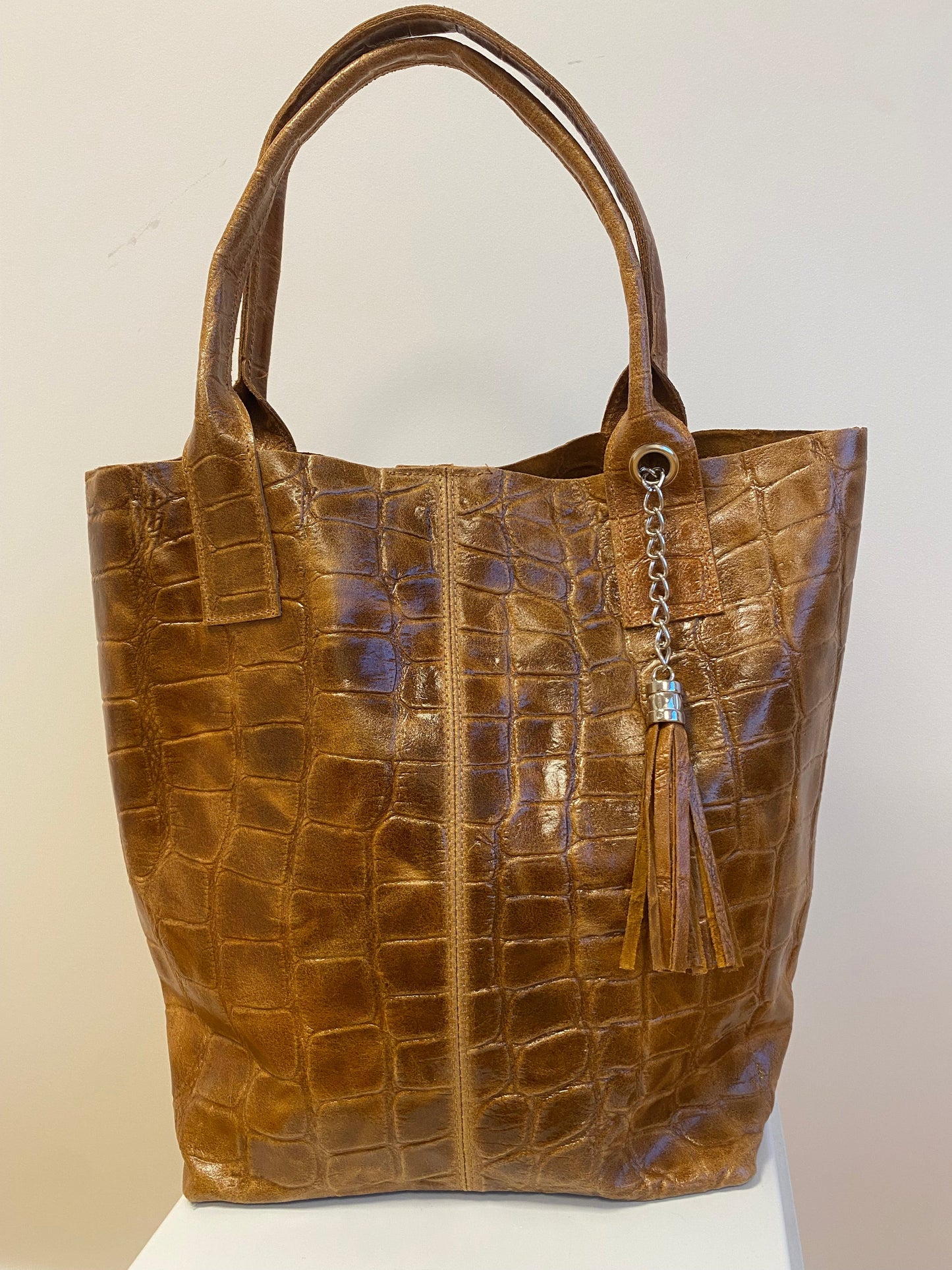 Sapatos Skuldervesker Selma Shopper, Cognac