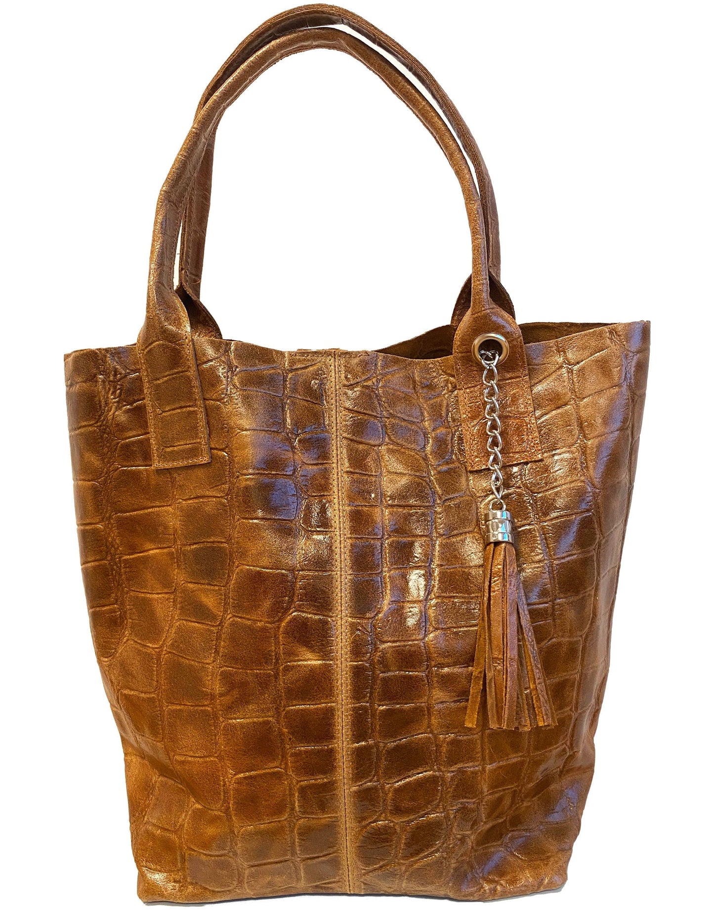 Sapatos Skuldervesker Selma Shopper, Cognac