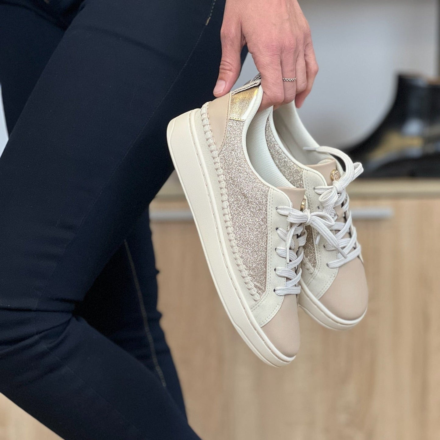 Sapatos Sneakers Betty sneaker | Beige