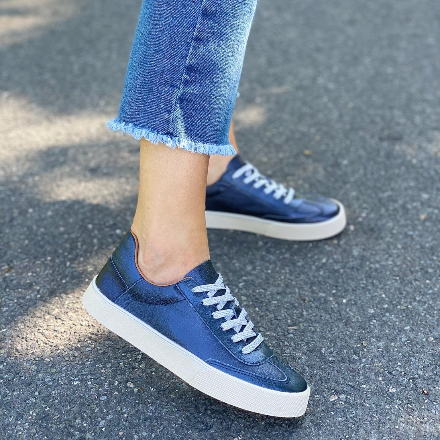 Sapatos Sneakers Flora sneaker | Blå