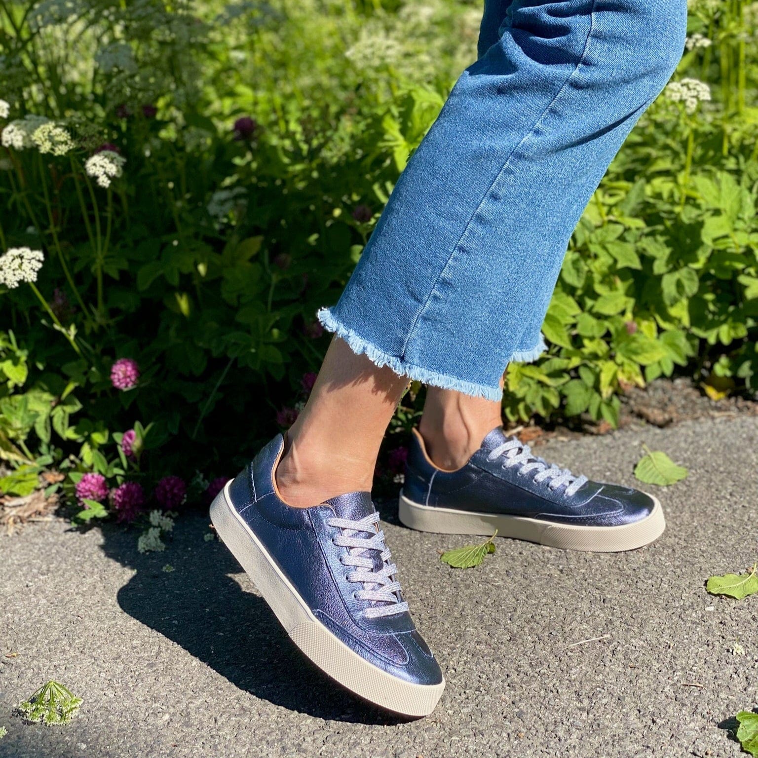 Sapatos Sneakers Flora sneaker | Blå