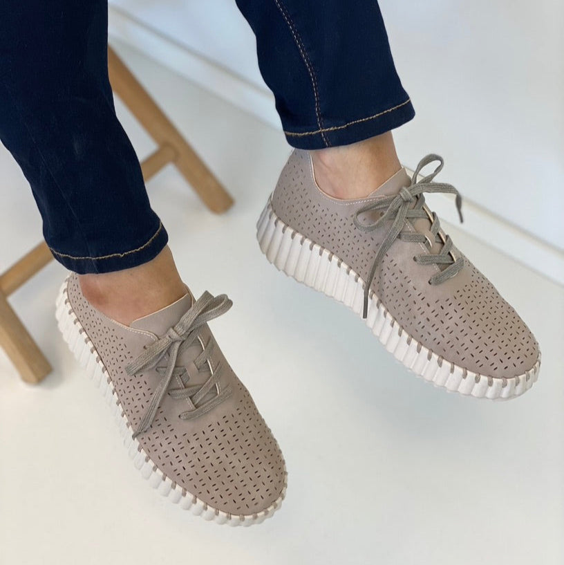 Sapatos Sneakers Tessa sneaker | Beige