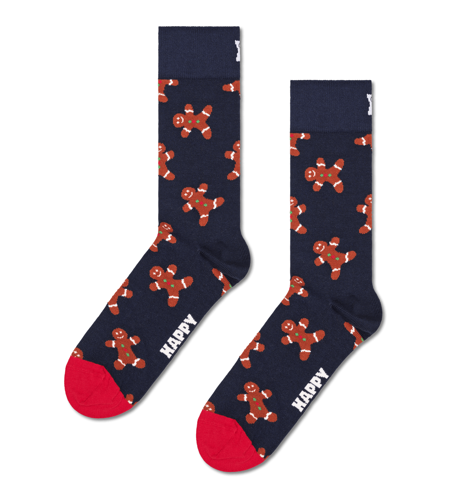 Sapatos Sokker Gingerbread man sock (36-40), Sort