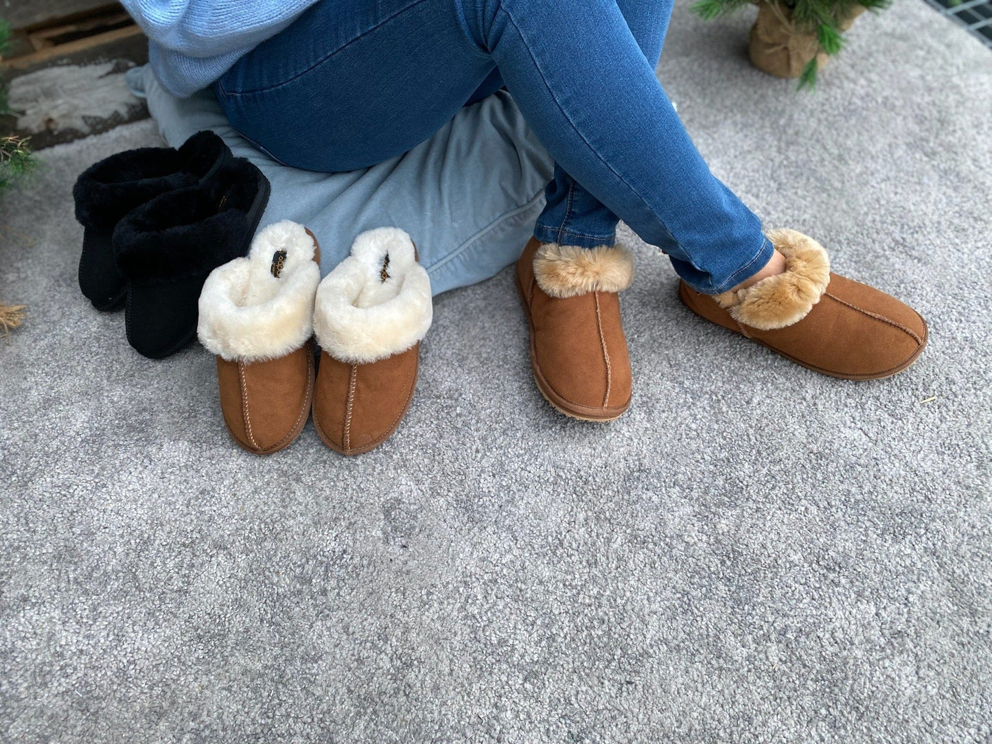 Sapatos Tøfler Dovre tøffel Cognac