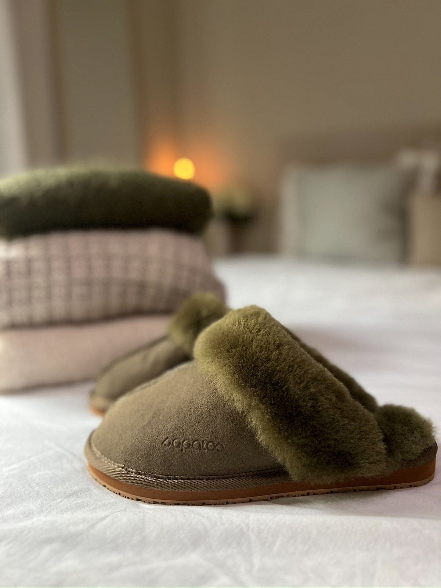 Sapatos Tøfler Røros tøffel | Grønn