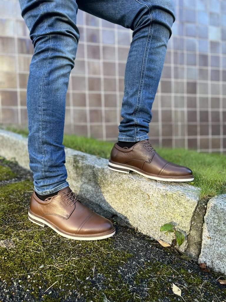 Ferracini Dressko Madrid sko Cognac Sapatos