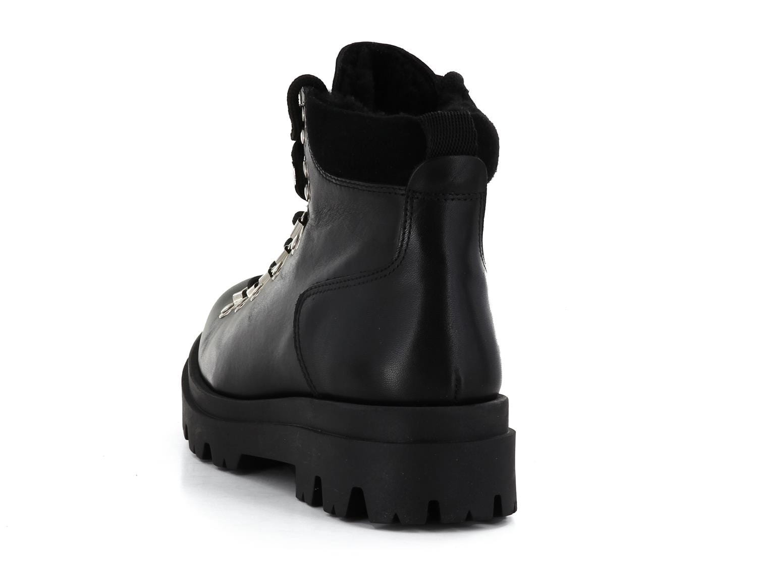 Sapatos Boots Indy boots med fór Sort Sapatos